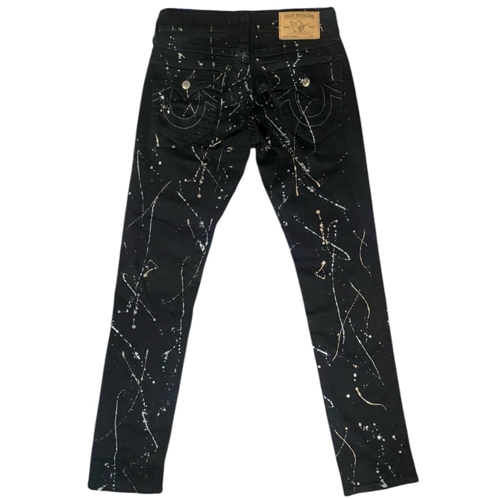 True Religion Mens 30 Splatter. Skinny.